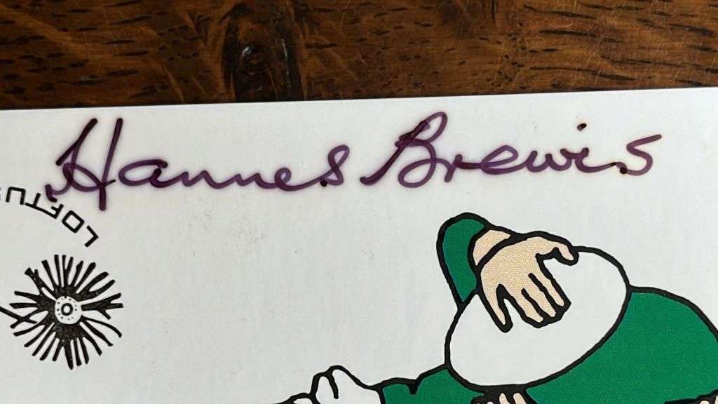 From Hannes Brewis` Collection - 1995 Rugby World Cup Signed Ephemera, details below