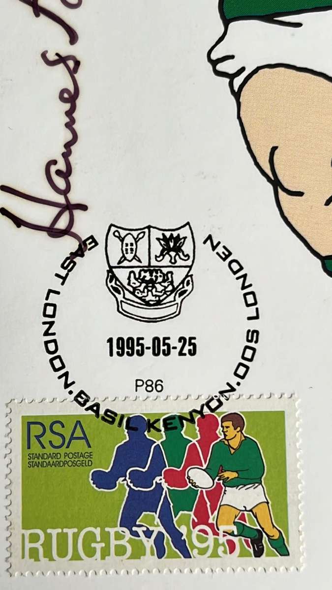 From Hannes Brewis` Collection - 1995 Rugby World Cup Signed Ephemera, details below