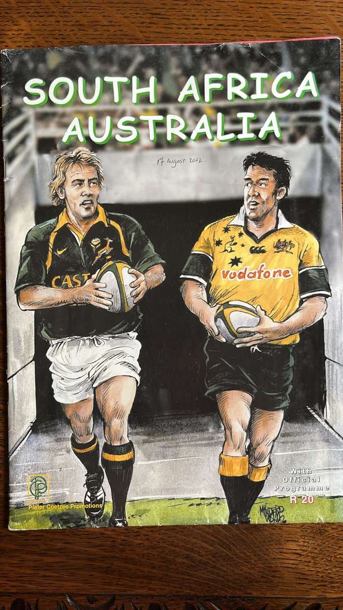 South Africa vs Australia History & 2002 Programme, details below