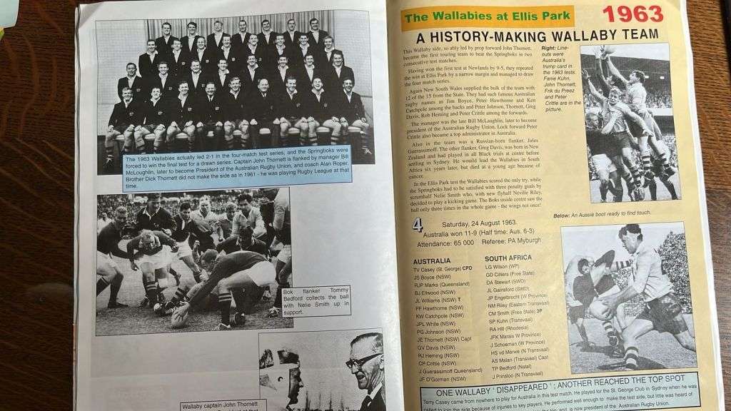 South Africa vs Australia History & 2002 Programme, details below