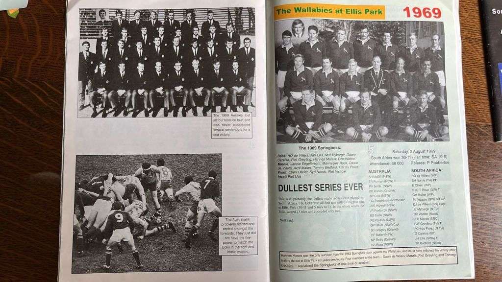 South Africa vs Australia History & 2002 Programme, details below