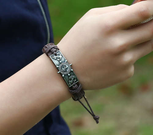 Hot Anchor Leather Bracelet For Men & Woman