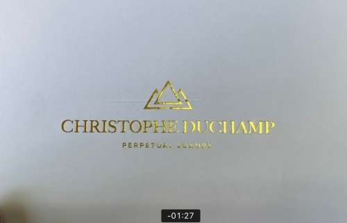 Christophe Duchamp Velocite V1