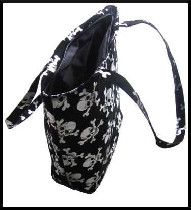Skull and Crossbones Fashionable Tote Bag/HandBag