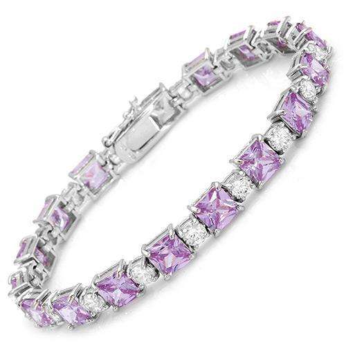 Sterling Silver 40.00ctw Sparkling Bracelet