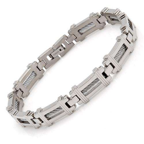 Men's GENUINE TITANIUM Bracelet