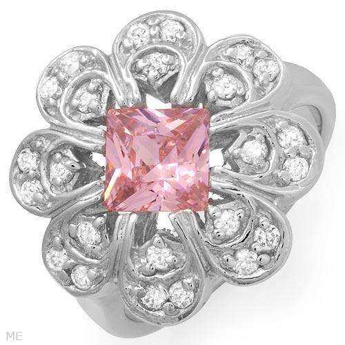 Genuine Sterling Silve 1.60ctw Ring - Sz 6