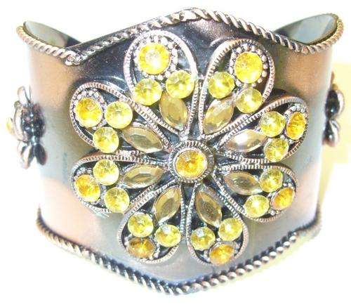 Antiqued Copper Cuff Bracelet