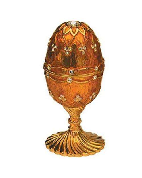 Faberge Style Musical Egg Gold