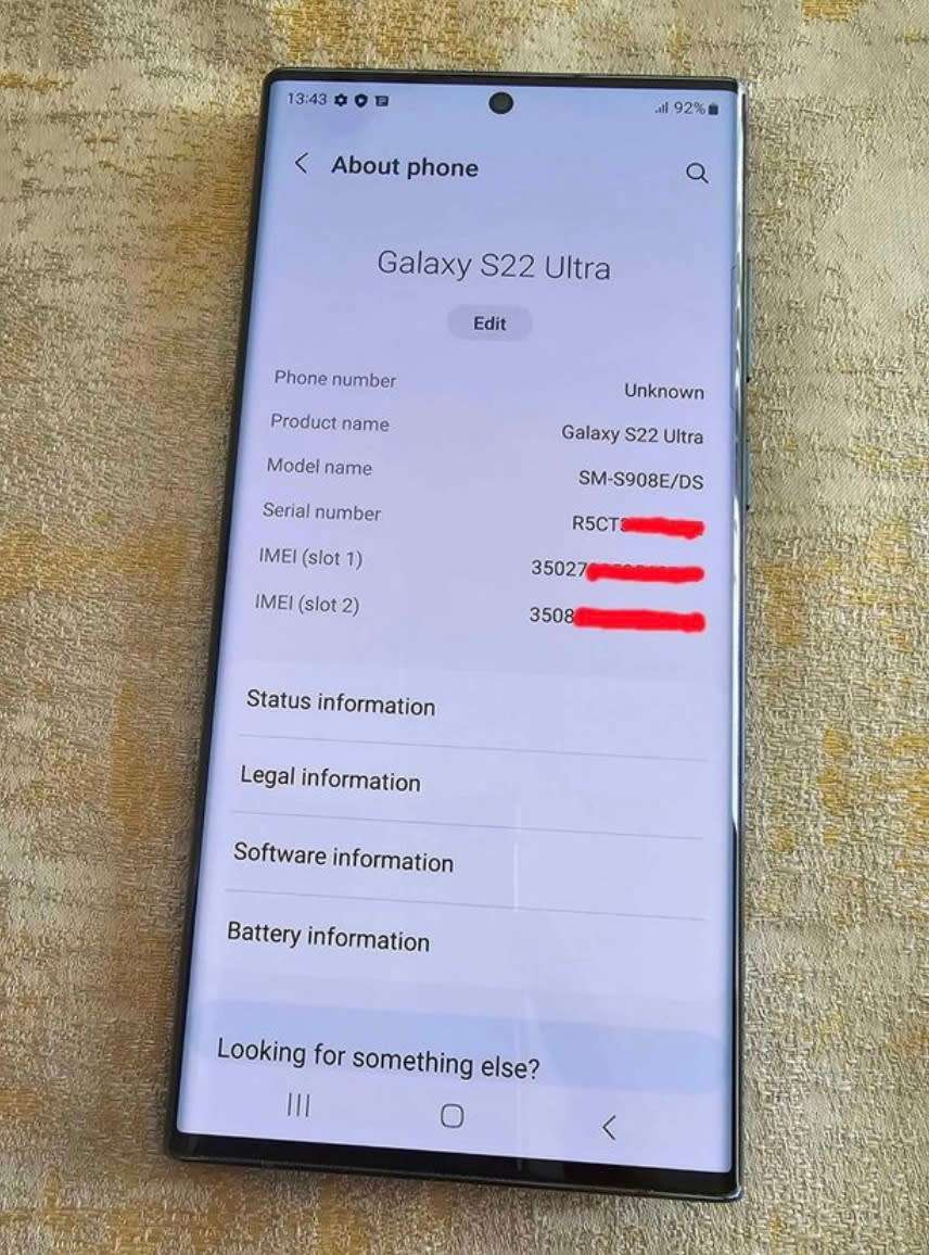 Samsung S22 Ultra Dual Sim 256gig