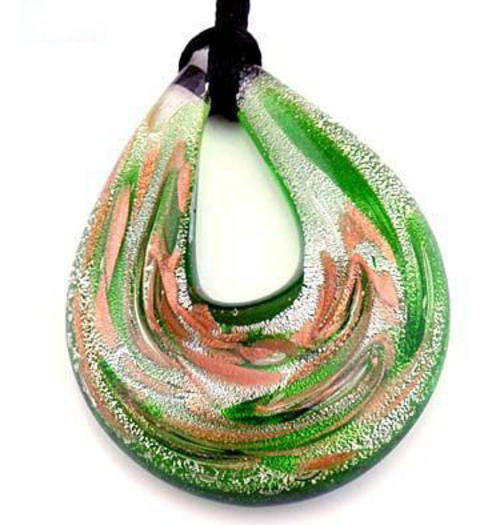 BEAUTIFUL BAROQUE MURANO ART LAMPWORK GLASS PENDANT
