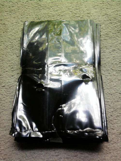 PLANT GROWING BAGS - 5 LITRE HEAVY DUTY - BLACK PLASTIC
