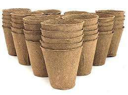 BIODEGRADABLE PLANT POTS - 6 CM PLANT POTS