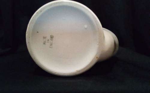 Vintage shaving cup Purple flowers