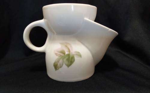 Vintage shaving cup Pink roses