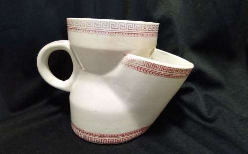 Vintage shaving cup Key design