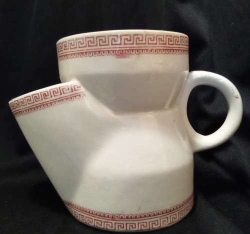 Vintage shaving cup Key design