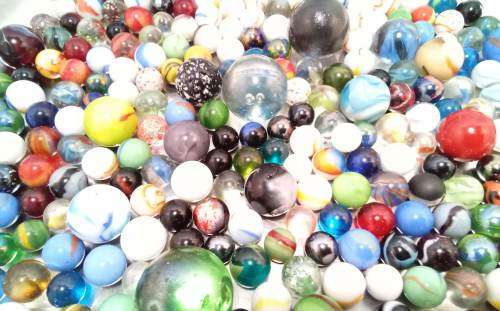 Collection of beautiful marbles