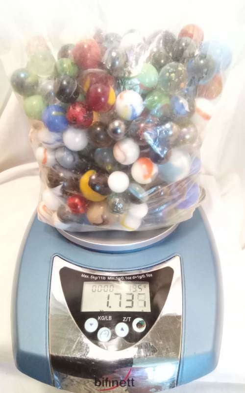 Collection of beautiful marbles