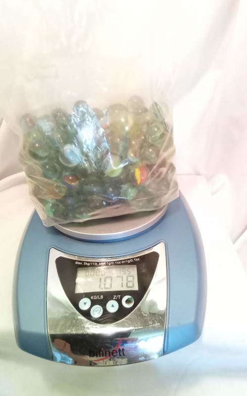 Collection of beautiful marbles