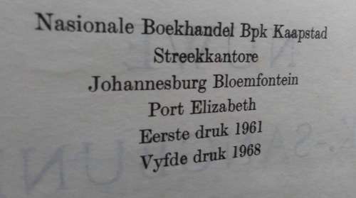 1968 FAK nuwe Sangbundel