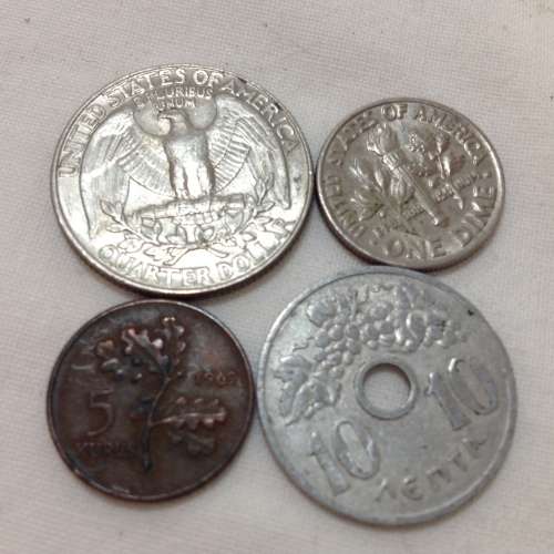 Collectible assorted coins