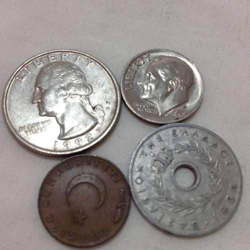 Collectible assorted coins