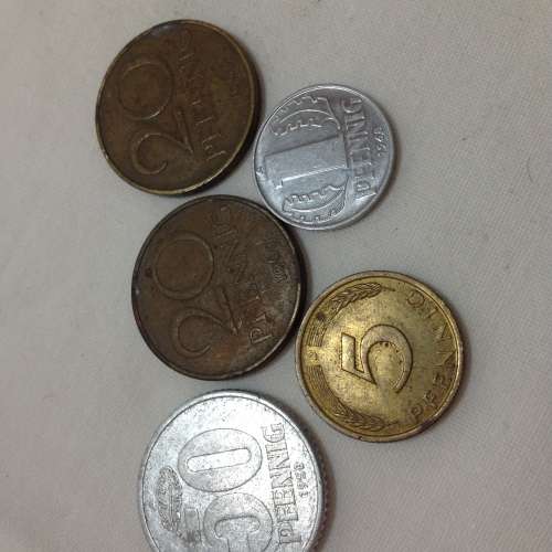 Collectible coins from Germany 1958 to 1972