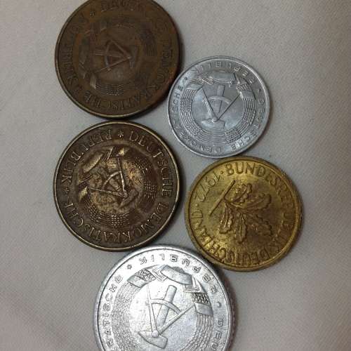 Collectible coins from Germany 1958 to 1972