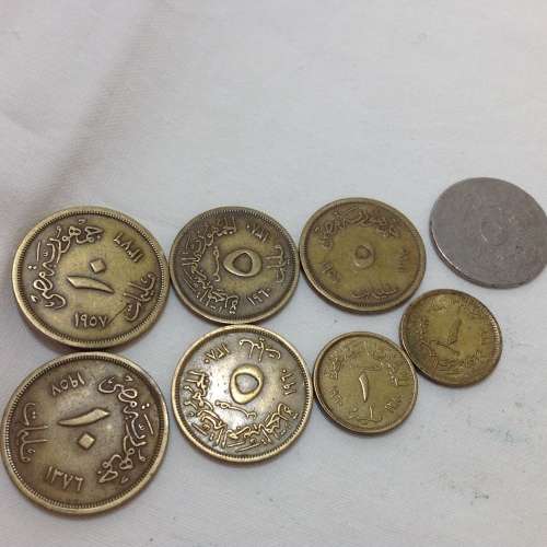 Collectible coins from Egypt