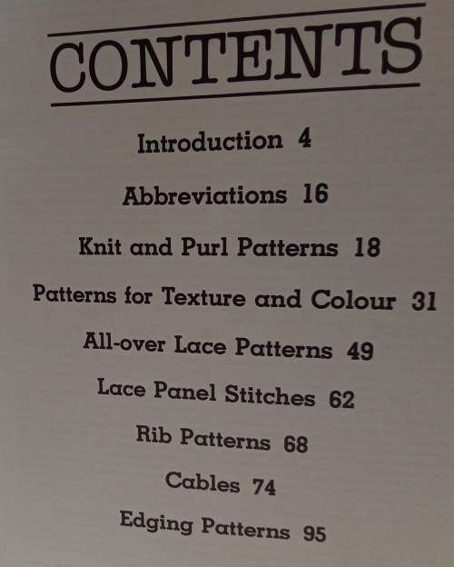 The Harmony guide to Knitting Stitches