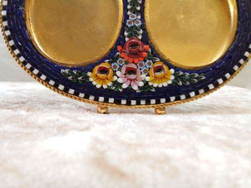 Vintage micro mosaic picture frame