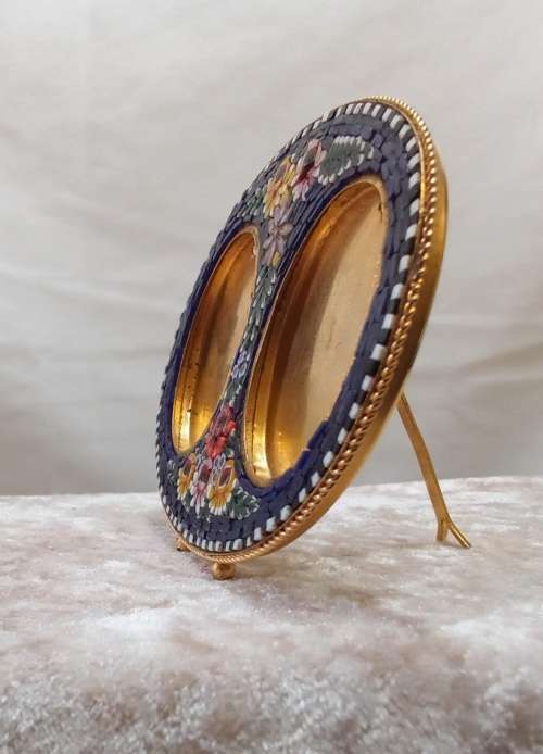 Vintage micro mosaic picture frame