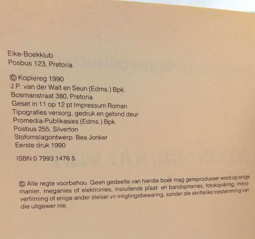 In die skadu van Skuinskop deur Jackie Niewenhuizen