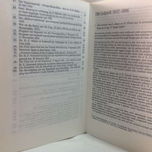 100 Basiese dokumente by die studie v SA geskiedenis