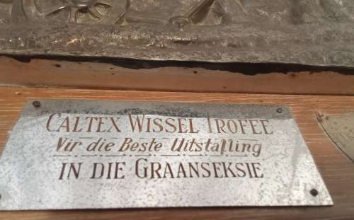 Vintage Wall plaque - given as a trophy in the 60`s