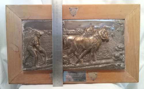 Vintage Wall plaque - given as a trophy in the 60`s