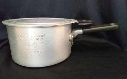 Vintage Aga (AGALUXE) Aluminium Saucepan with Lid.