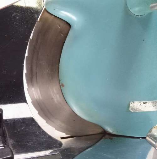 Vintage Pineware Slicer Blue