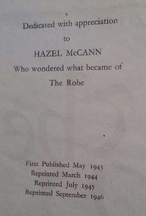 The Robe - Lloyd C Douglas