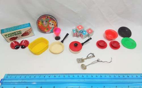 1980`s Plastic toy lot x3