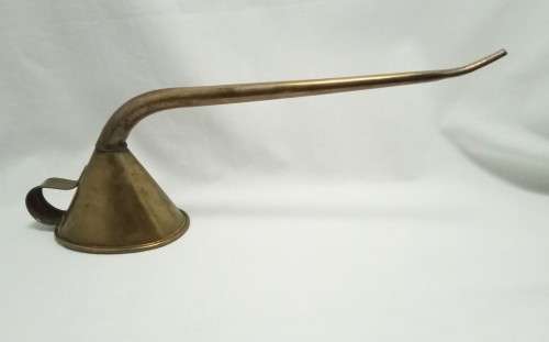 Stunning weird vintage brass funnel