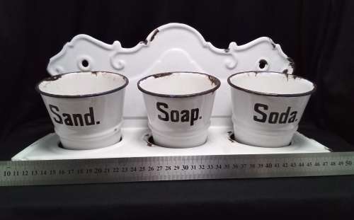 Very old enamel Laundry set
