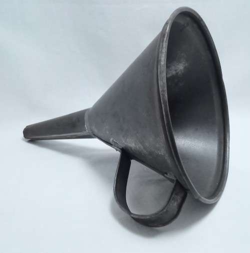 Vintage metal funnel