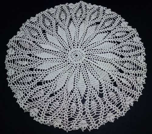 Lovely vintage crocheted doily