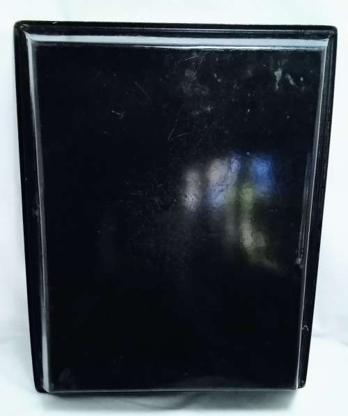 Oh what a find! Beautiful large oblong enamel dish