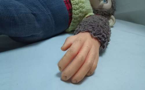 Vintage Rubber monkey