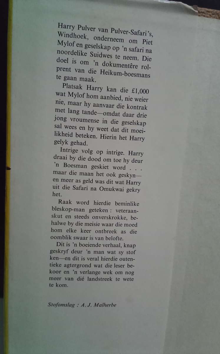 DIE SAFARI NA OMUKWAI - DOC IMMELMAN (1961)