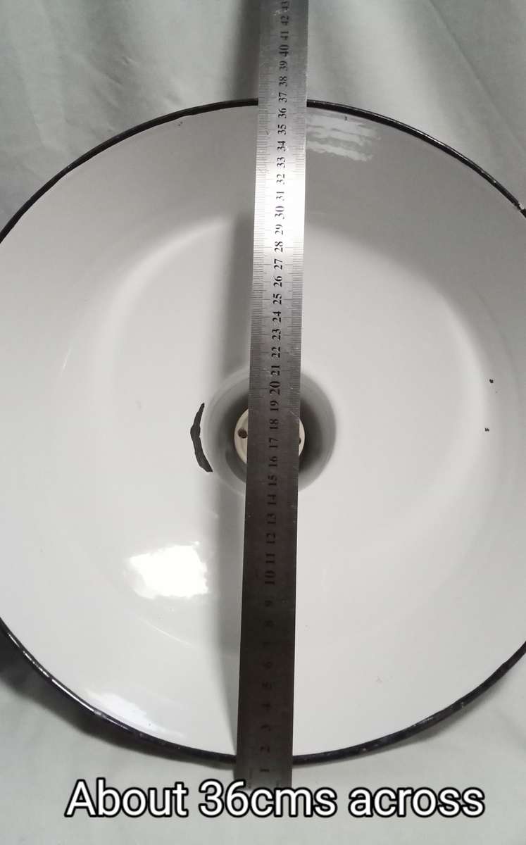 Vintage Industrial Enamel Light