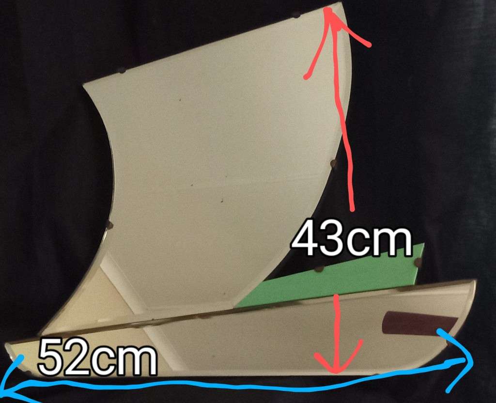 Wow!! Stunning Art deco mirror in excellent condition!